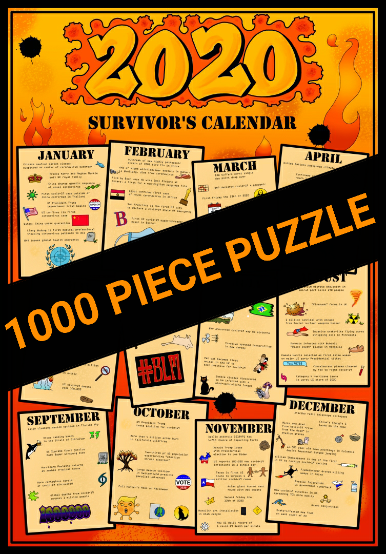 2020 Survivor's Calendar